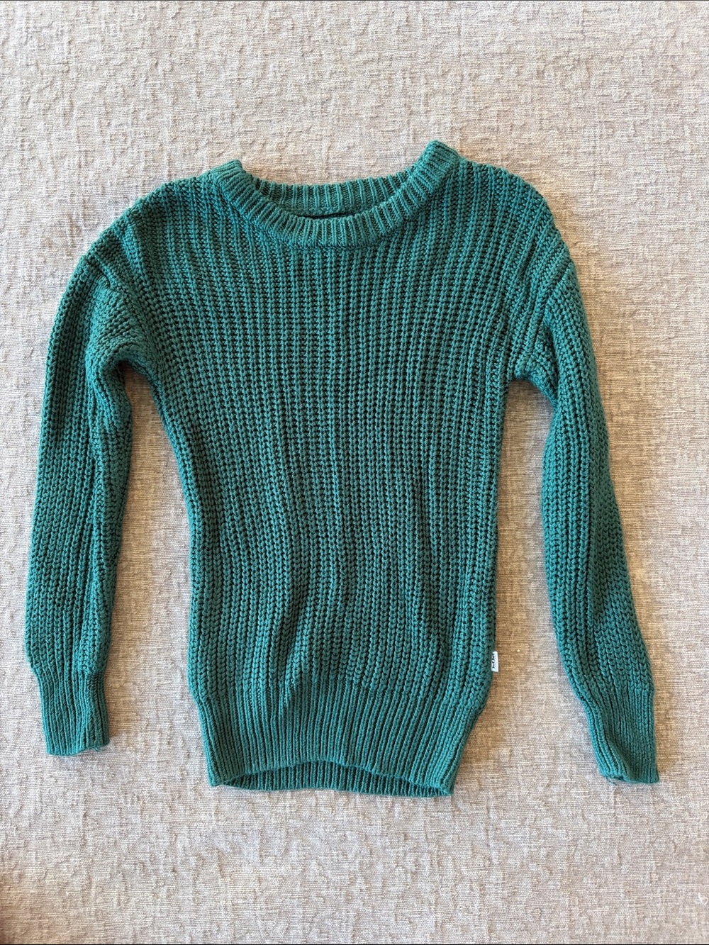 Little Sleepies Teal Green Crewneck Sweater